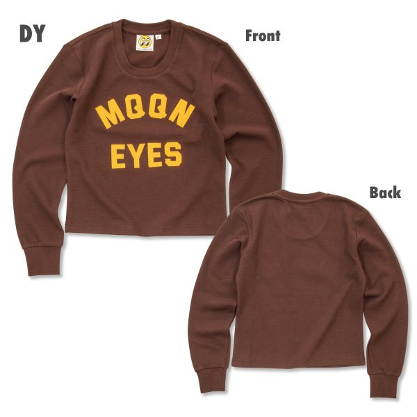 画像4: レディース MOONEYES リブ ロング スリーブ Tシャツ (4)