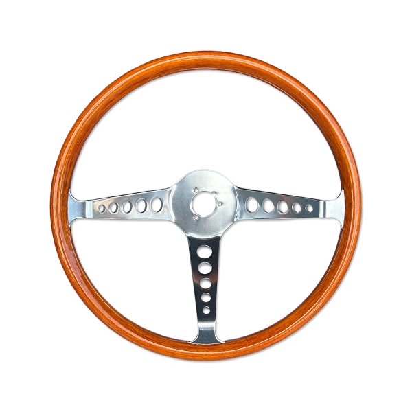 画像2: FLAT4 Formula Wood ステアリング ホイール (374mm) (2)