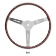 画像2: FLAT4 GT ウッド ステアリング ホイール (2)