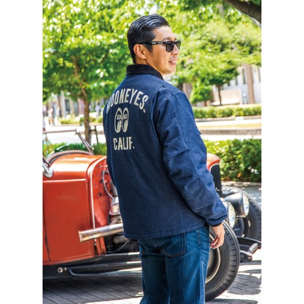 画像2: MOON ヘリンボーン デニム ジャケット (2)