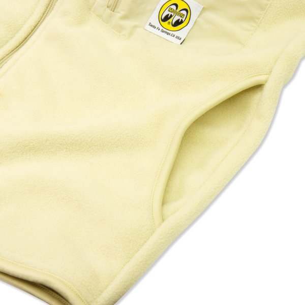 画像7: MOON ラベル フリース フルジップ ベスト (7)