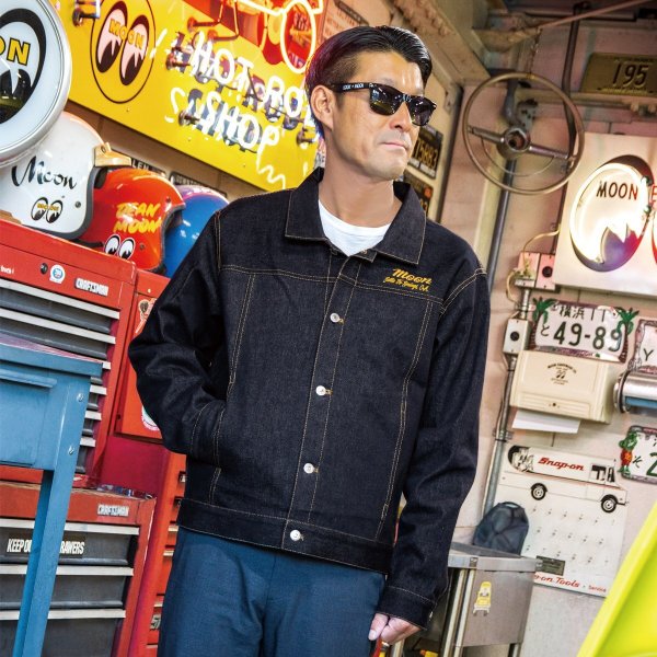 画像3: MOON SFS デニム トラッカー ジャケット (3)