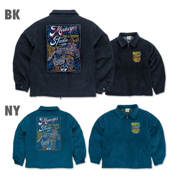 画像7: MOON Sign & Pinstriping Studio 26 コーデュロイ ストーム カラー ジャケット (7)