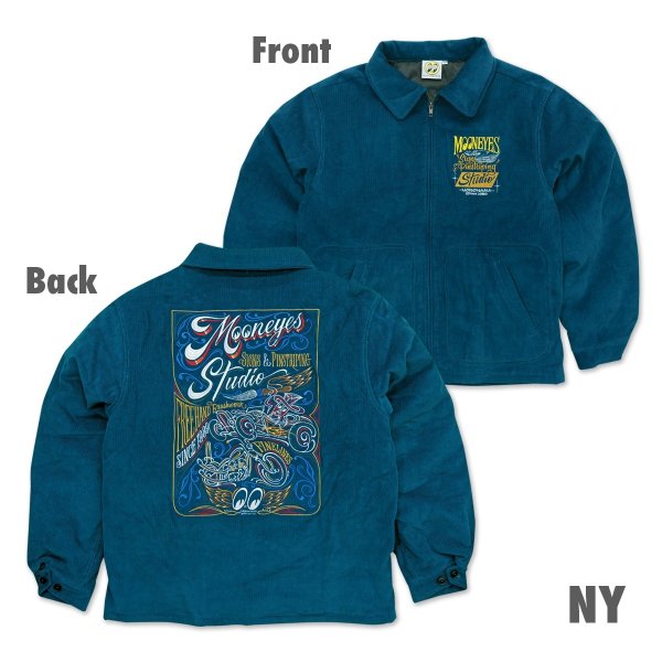 画像8: MOON Sign & Pinstriping Studio 26 コーデュロイ ストーム カラー ジャケット (8)