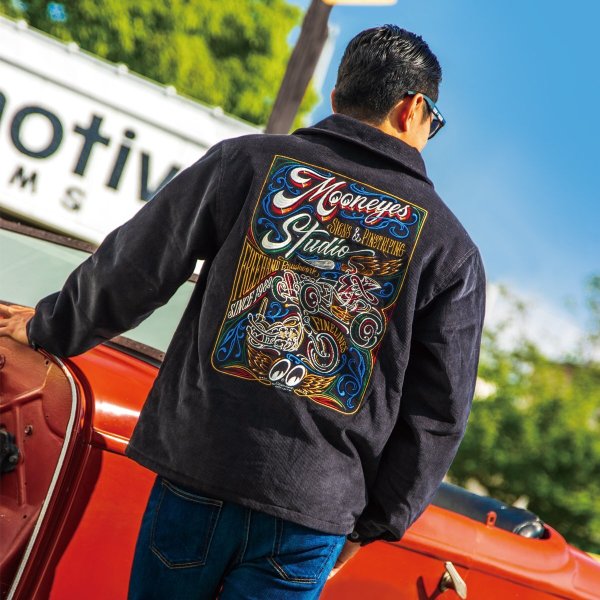 画像1: MOON Sign & Pinstriping Studio 26 コーデュロイ ストーム カラー ジャケット (1)