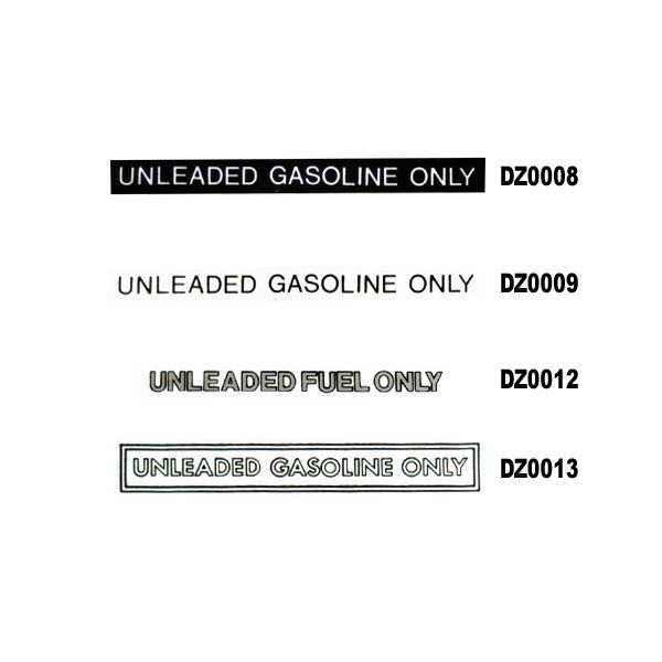 画像1: UNLEADED ONLY デカール (1)