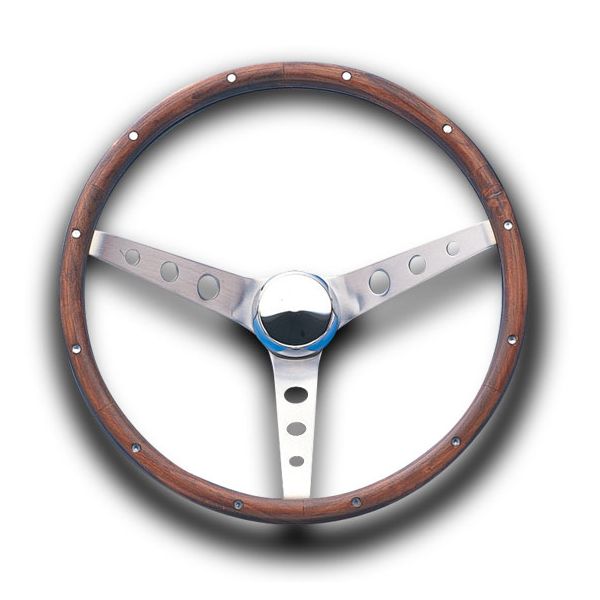 画像1: Grant Classic Ford Model Wood Steering Wheel 37cm (1)