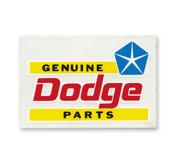 画像1: ホットロッド GENUINE Dodge PARTS デカール (1)