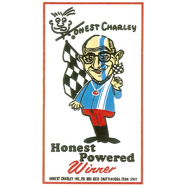 画像1: ホットロッド ステッカー HONEST CHARLIE POWERED ステッカー (1)