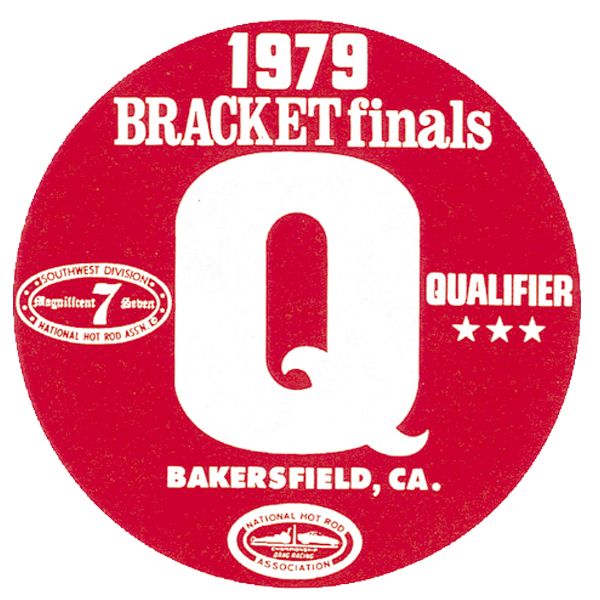 画像1: ホットロッド ステッカー 1979 BRACKET Finals QUALIFIER ステッカー (1)