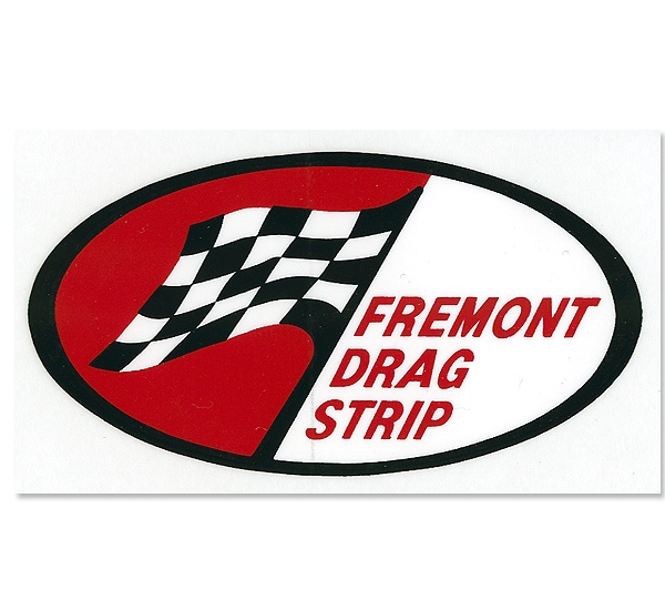 画像1: ホットロッド ステッカー FREMONT DRAG STRIP ステッカ (1)