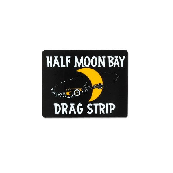 画像1: ホットロッド ステッカー HALF MOON BAY DRAG STRIP ステッカー【裏貼りタイプ】 (1)