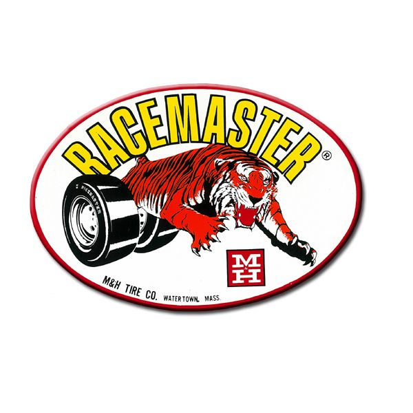 画像1: ホットロッド ステッカー M & H RACEMASTER ステッカー (1)