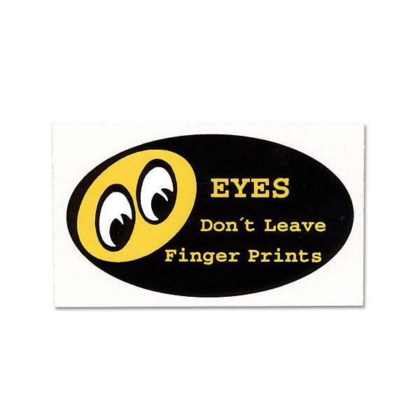 画像1: Don't Leave Finger Prints ステッカー (1)