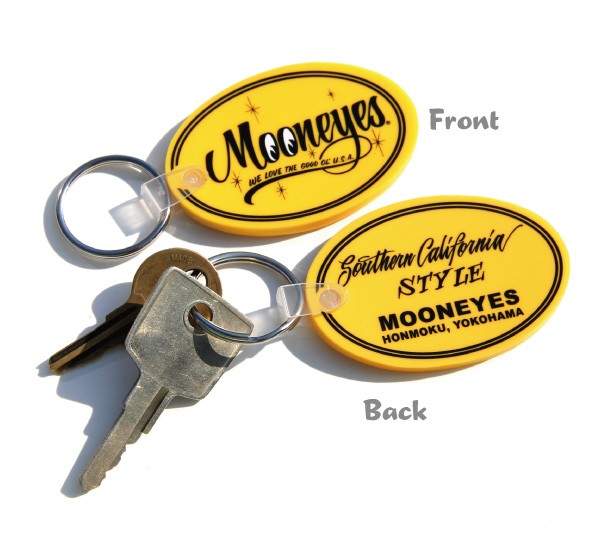 画像: MOONEYES Oval Rubber Key Ring