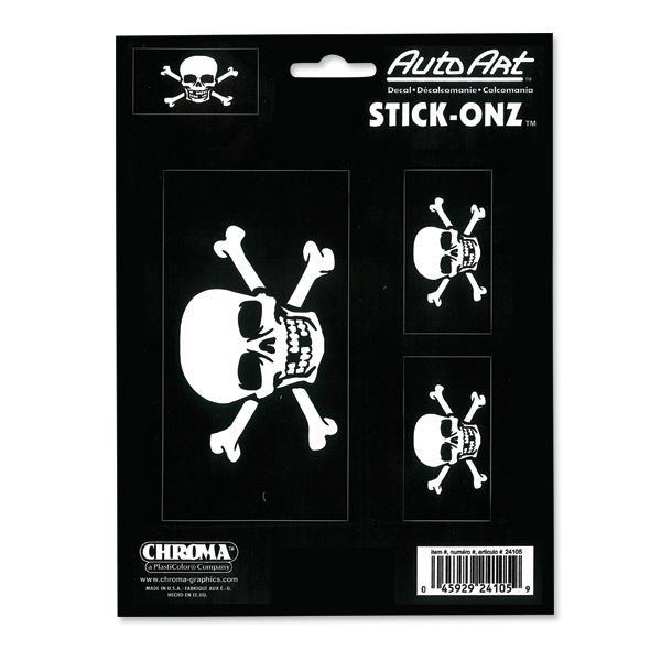 画像1: STICK・ONZ デカール CROSS BONE (1)