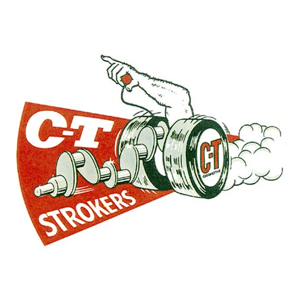 画像1: ホットロッド ステッカー  C-T STROKERS ステッカー (1)