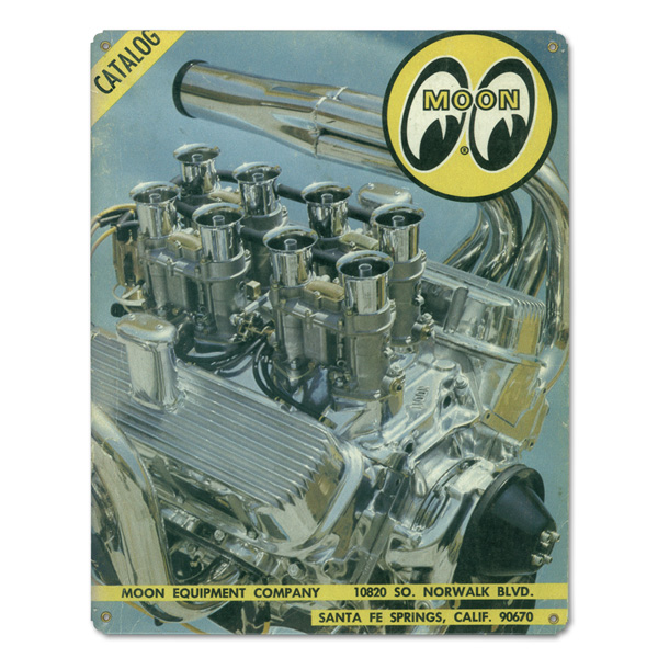 画像1: MOON ビンテージ サイン プレート 1973年 Front Cover (1)