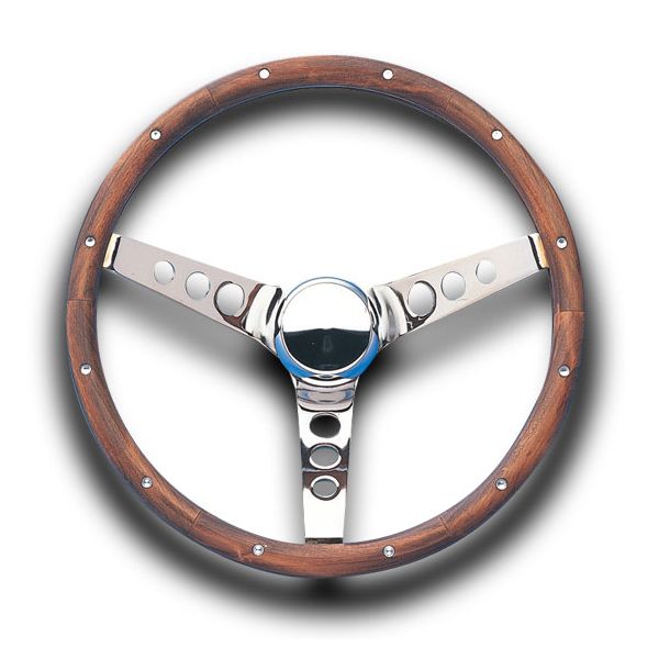画像1: Grant Classic Wood Model Steering Wheel 34cm (1)