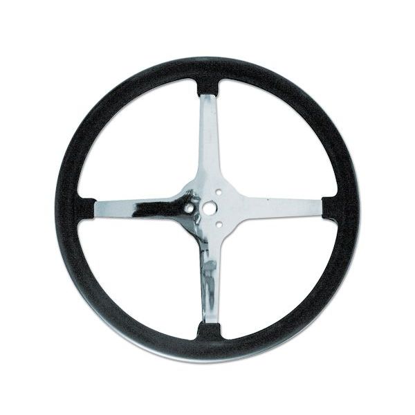 画像1: Bell Style Steering Wheel ノーホール 4スポーク 34cm (1)