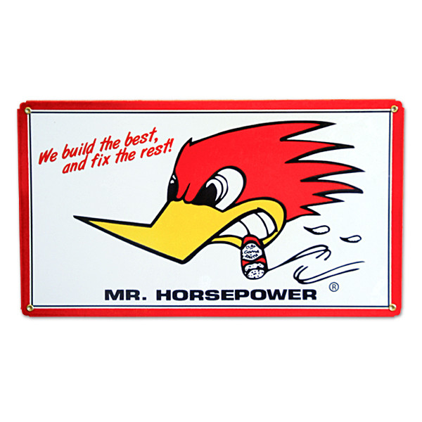 画像1: クレイスミス メタル サイン - Mr. Horsepower (1)