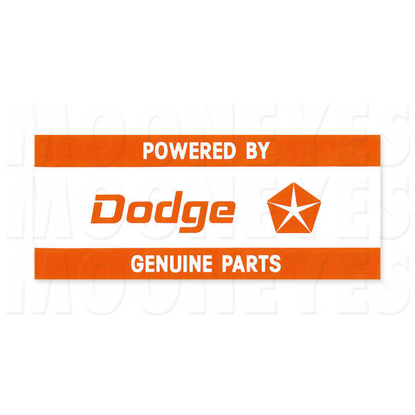 画像1: ホットロッド ステッカー POWERED BY Dodge ステッカー (1)