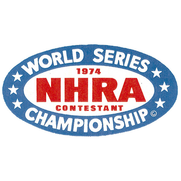 画像1: ホットロッド ステッカー 1974 NHRA WORLD SERIES CHAMPIONSHIP CONTESTANT ステッカー (1)
