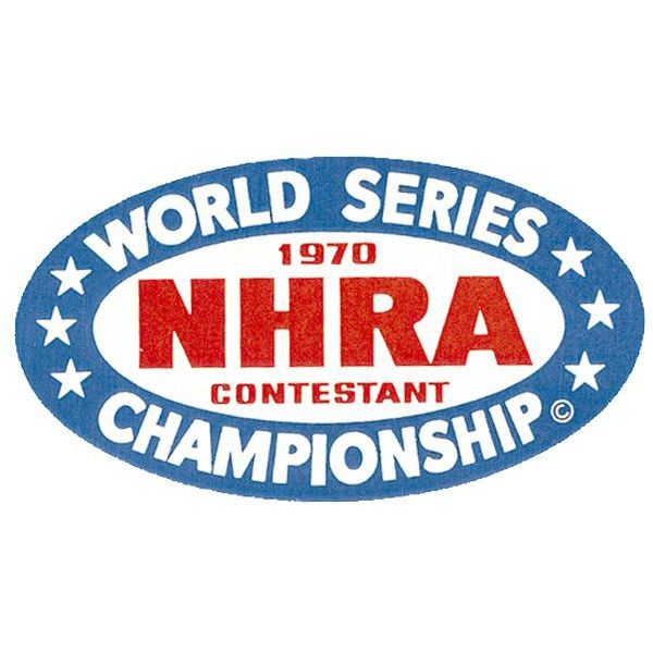 画像1: 1970 NHRA WORLD SERIES CHAMPIONSHIP CONTESTANT ステッカー (1)