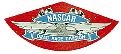 画像1: ホットロッド ステッカー NASCAR DRAG RACE DIVISION ステッカー (1)