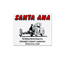 画像1: ホットロッド ステッカー SANTA ANA DRAG STRIP ステッカー (1)