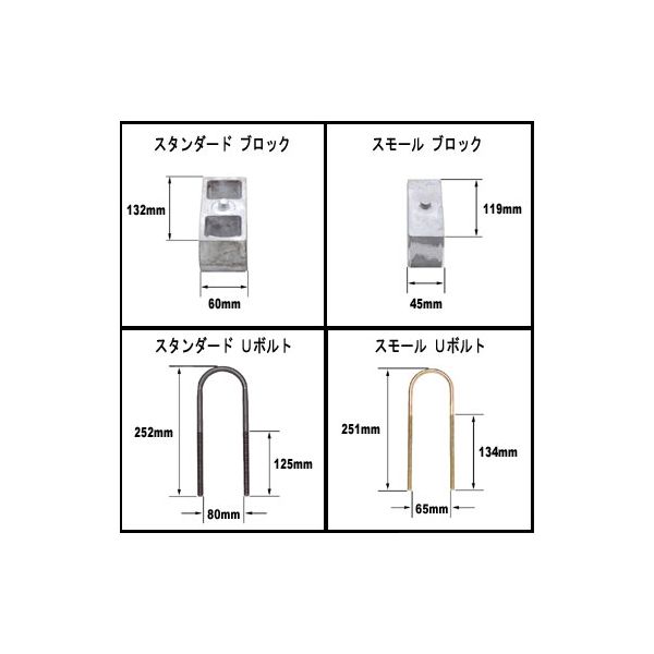 画像: ロワーリング ブロック キット 2インチ(5cm)