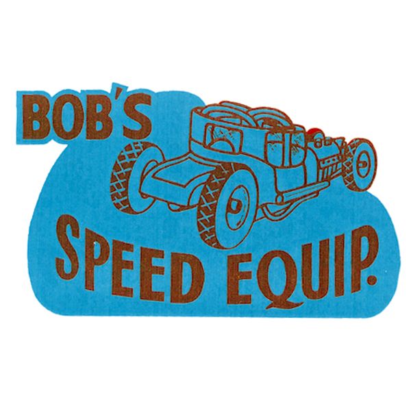 画像1: ホットロッド ステッカー BOB'S SPEED EQUIP. ステッカー (1)