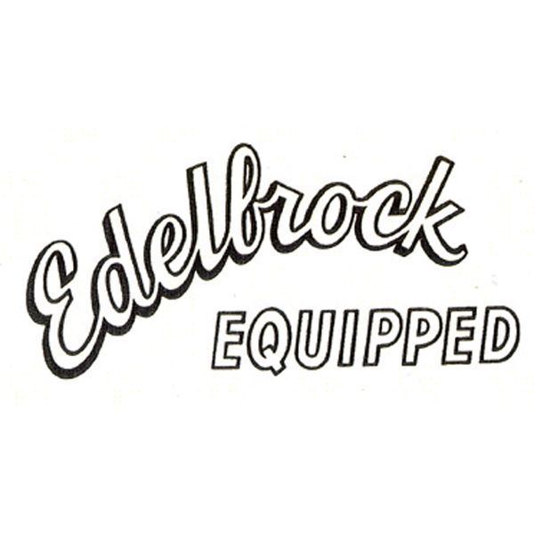 画像1: ホットロッド ステッカー Edelbrock EQUIPPED ステッカー (1)