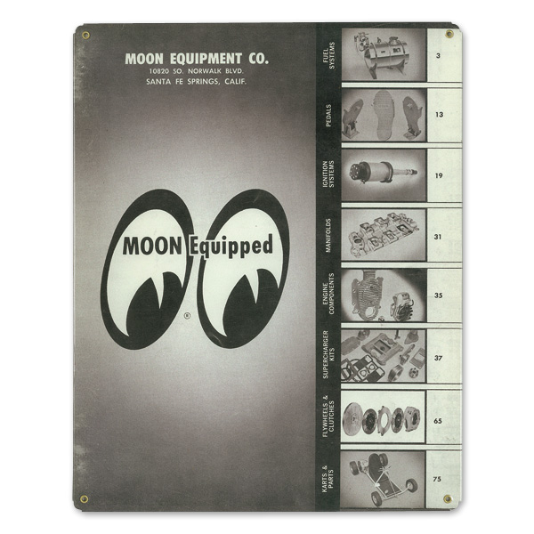 画像1: MOON ビンテージ サイン プレート 1960年 Front Cover (1)