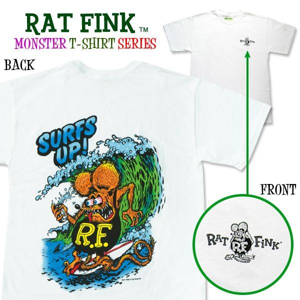 Rat Fink.EDROTH,ラットフィンク,Tシャツ,エドロス