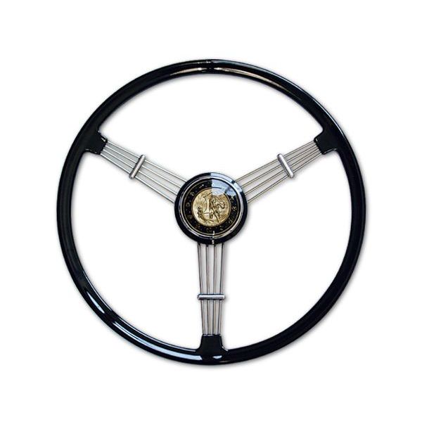 画像1: Banjo Steering Wheel ブラック 40cm (1)